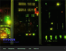 Tablet Screenshot of itfocus.com.au